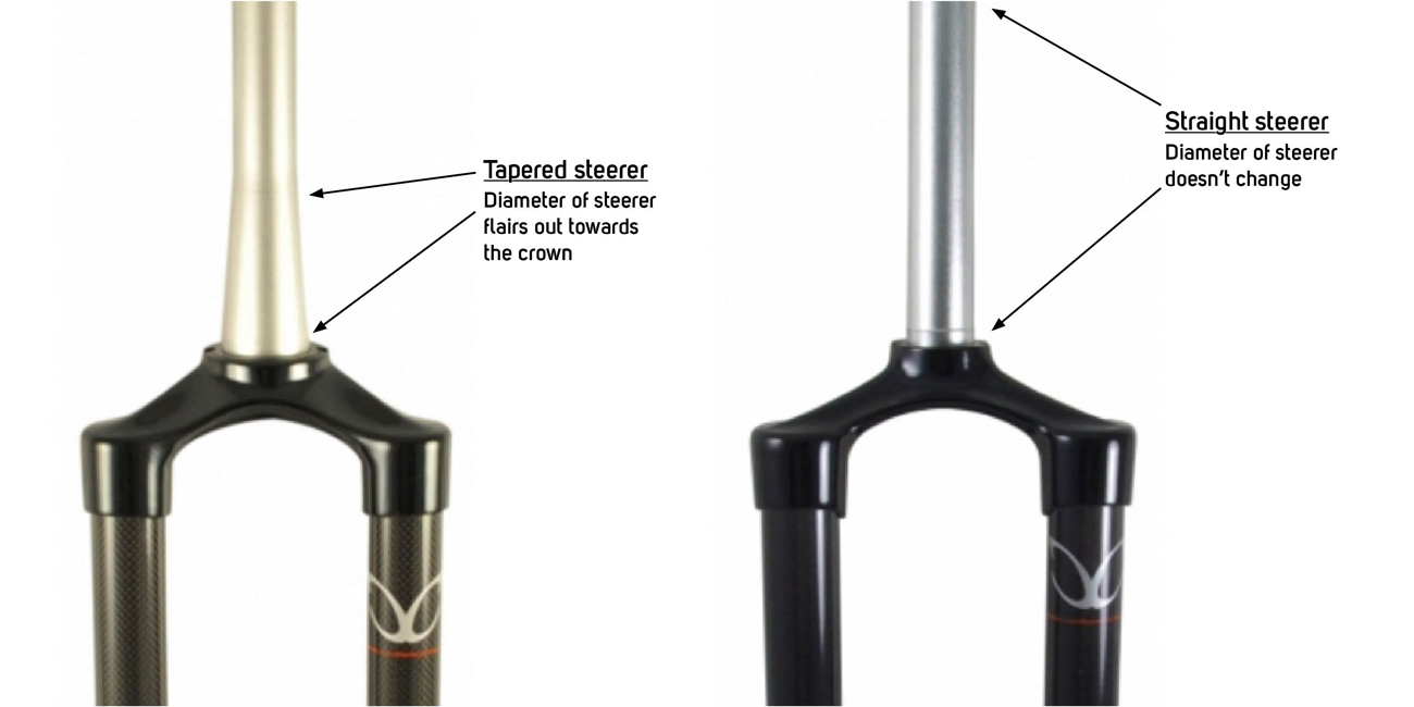 straight steerer mtb fork