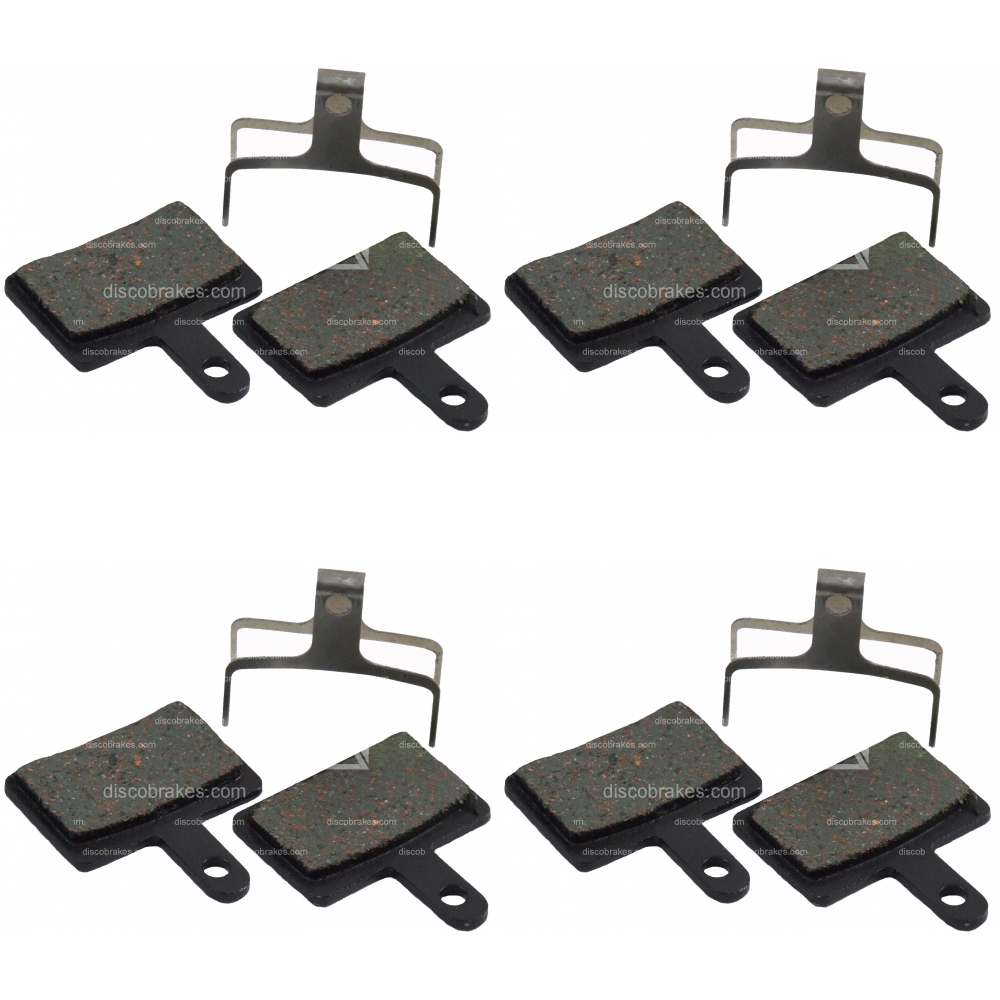 4 Pairs Shimano Deore Semi Metallic Disc Brake Pads BRM525 M515 M-575 BRM OBE DH - Picture 1 of 1