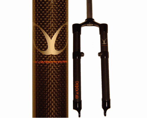 eXotic Lightweight XC MTB Carbon Rigid Fork Disc & V 42.5 44.5 46.5 26 in. 29er - Picture 13 of 16