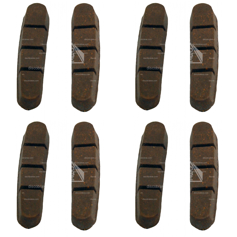 Ceramic Rim Pad Inserts for Shimano Dura-Ace Ultegra 105 Road Brake Shoe Systems